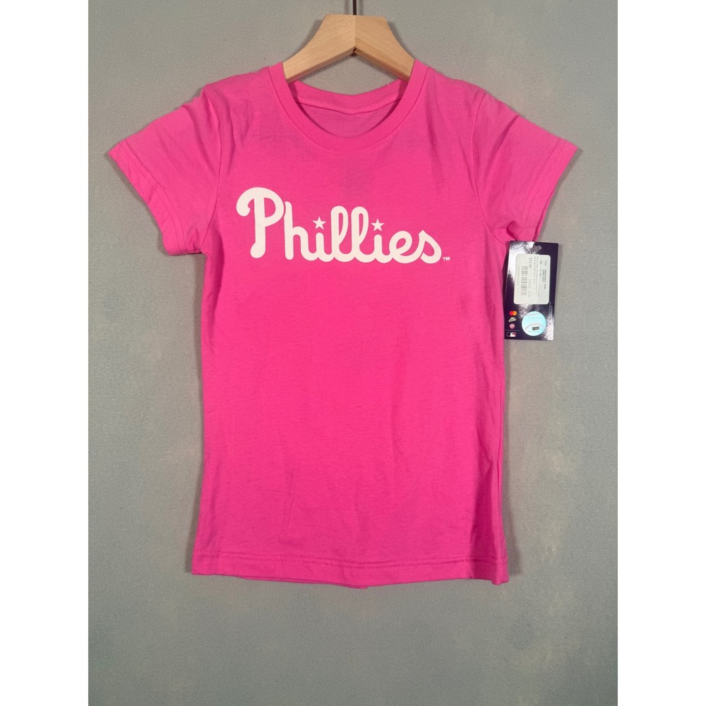 Philadelphia Phillies Bryce Harper Pink Girls Youth T-Shirt Size M 10-12 New